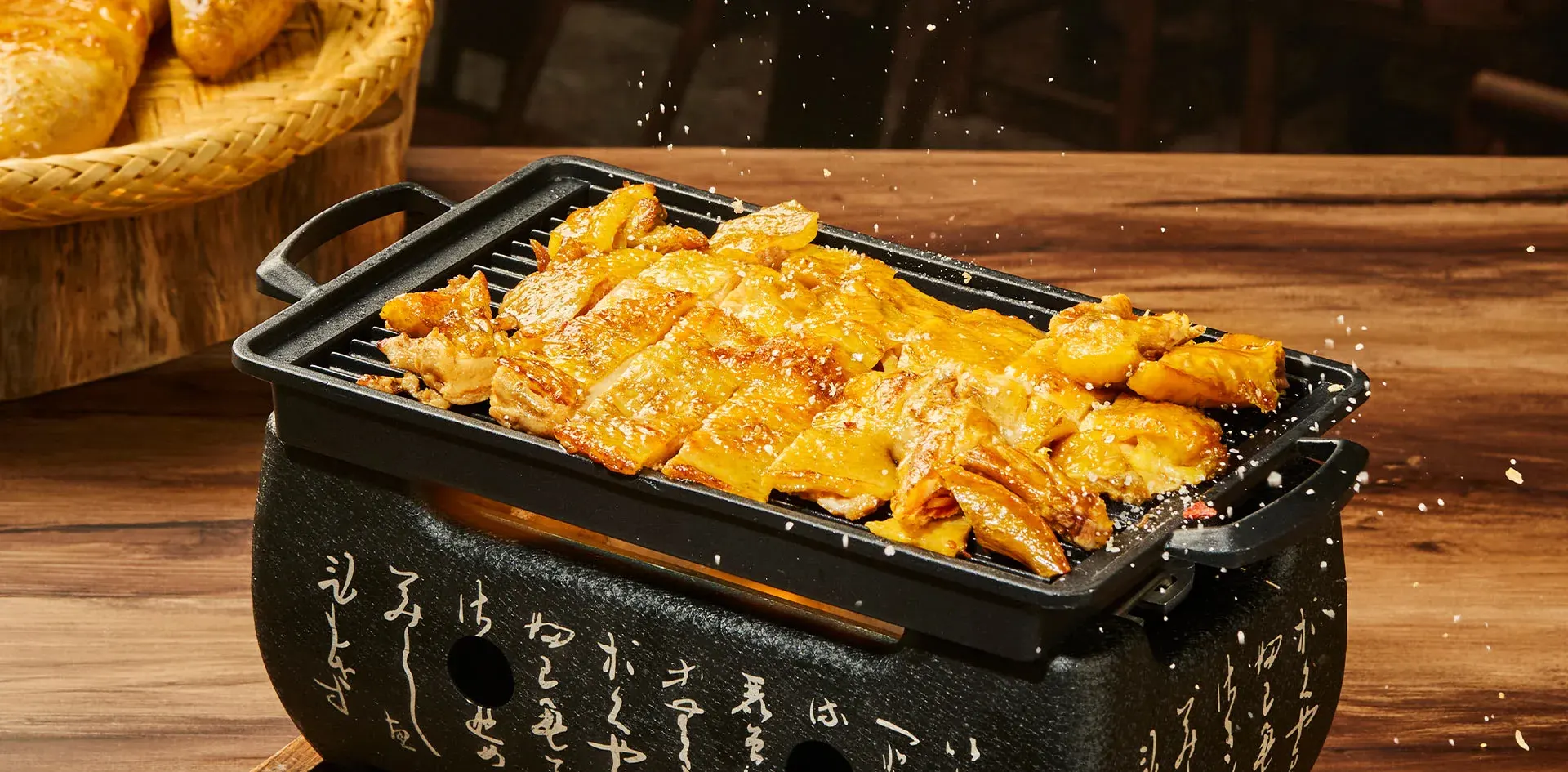 炭烤熟成黄油鸡